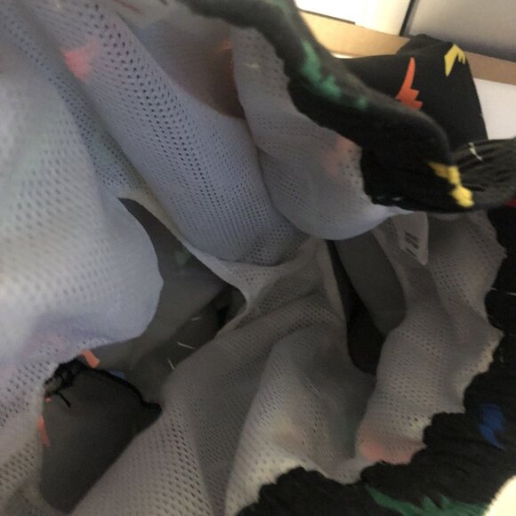 Hanna Andersson Size 130 8 Black Lightning Bolt Swim Trunks - Picture 7 of 7